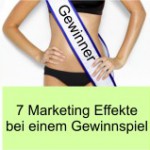 Marketing Effekte bei einem Gewinnspiel