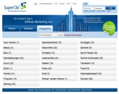 SuperClix - Ein Netzwerk für Partnerprogramme