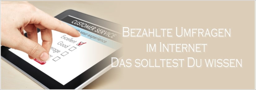 Bezahlte Online Umfragen im Internet