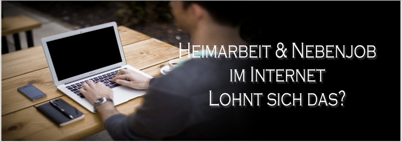 Heimarbeit und Nebenjob im Internet